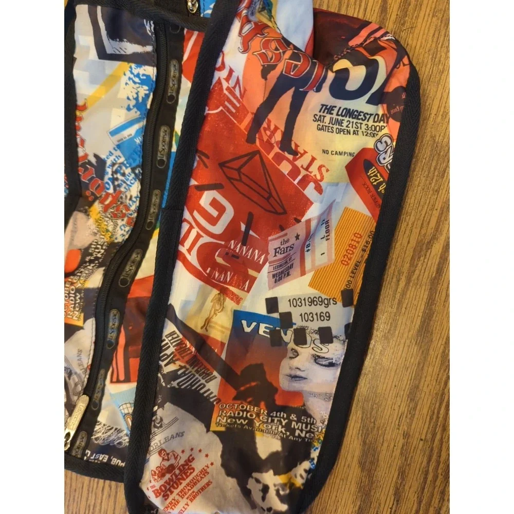 Lesportsac Messenger Bag Music Artists Concert Band Artist Print‎